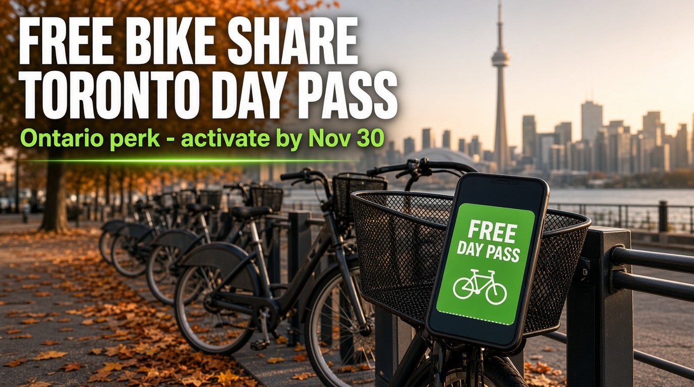 Free Bike Share Toronto Day Pass for Fizz Members in Ontario: How to Claim It Before November 30, 2026